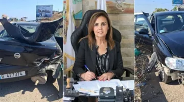 بالصور: إنقاذ المربية “إلهام فرج” بعد تعرضها لحادث مروع على أوتوستراد الجية!