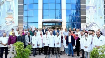 وزير الإسكان ومحافظ الدقهلية يزوران محطة مياه الشرب في «ميت خميس» والمختبر المركزي.