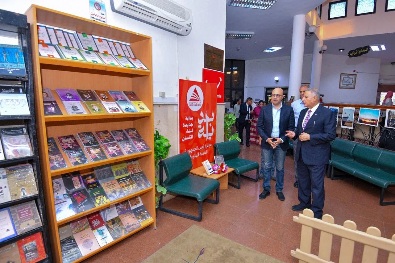 الهيئة العامة للكتاب تفتح أول نقطة بيع في مكتبة بورسعيد العامة