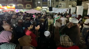 في وجود الولي.. الآلاف يحتفلون بالليلة الأخيرة لمولد أبي العباس المرسي في الإسكندرية