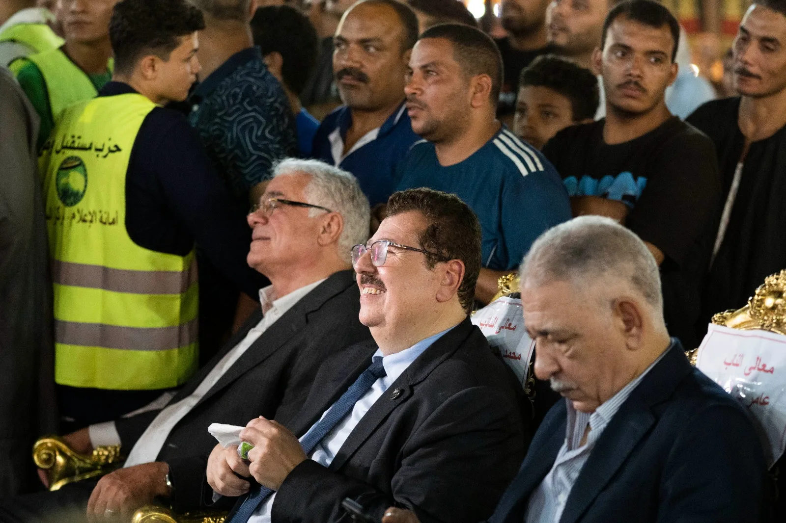 مؤتمر جماهيري في السنطة لتأييد مرشحي مستقبل وطن لمجلس الشيوخ.. صور