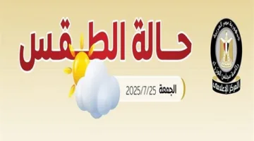 حالة الطقس اليوم الجمعة: أعلى درجات حرارة تشهدها مصر منذ بداية الصيف