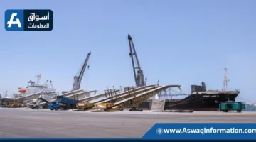 موانئ دمياط تستقبل 23648 طنًا من البضائع تشمل القمح والذرة والحديد.