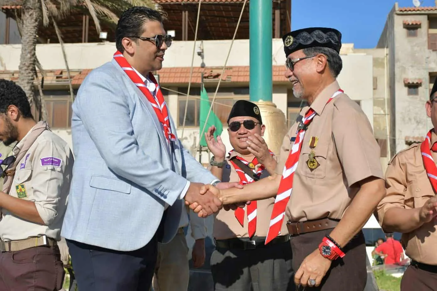 بورسعيد تستقبل المخيم الصيفي السادس لكشافة الشباب بورسعيد تستقبل المخيم الصيفي السادس لكشافة الشباب