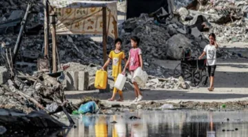 منظمة دولية تنبه من خطر انتشار الأمراض المرتبطة بالمياه في غزة