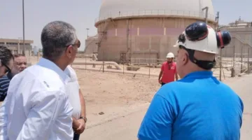 رئيس الجهاز التنفيذي لمشاريع المياه والصرف الصحي يزور محطة معالجة الجبل الأصفر للتأكد من تشغيلها وصيانتها بقدرة 2.5 مليون متر مكعب يومياً