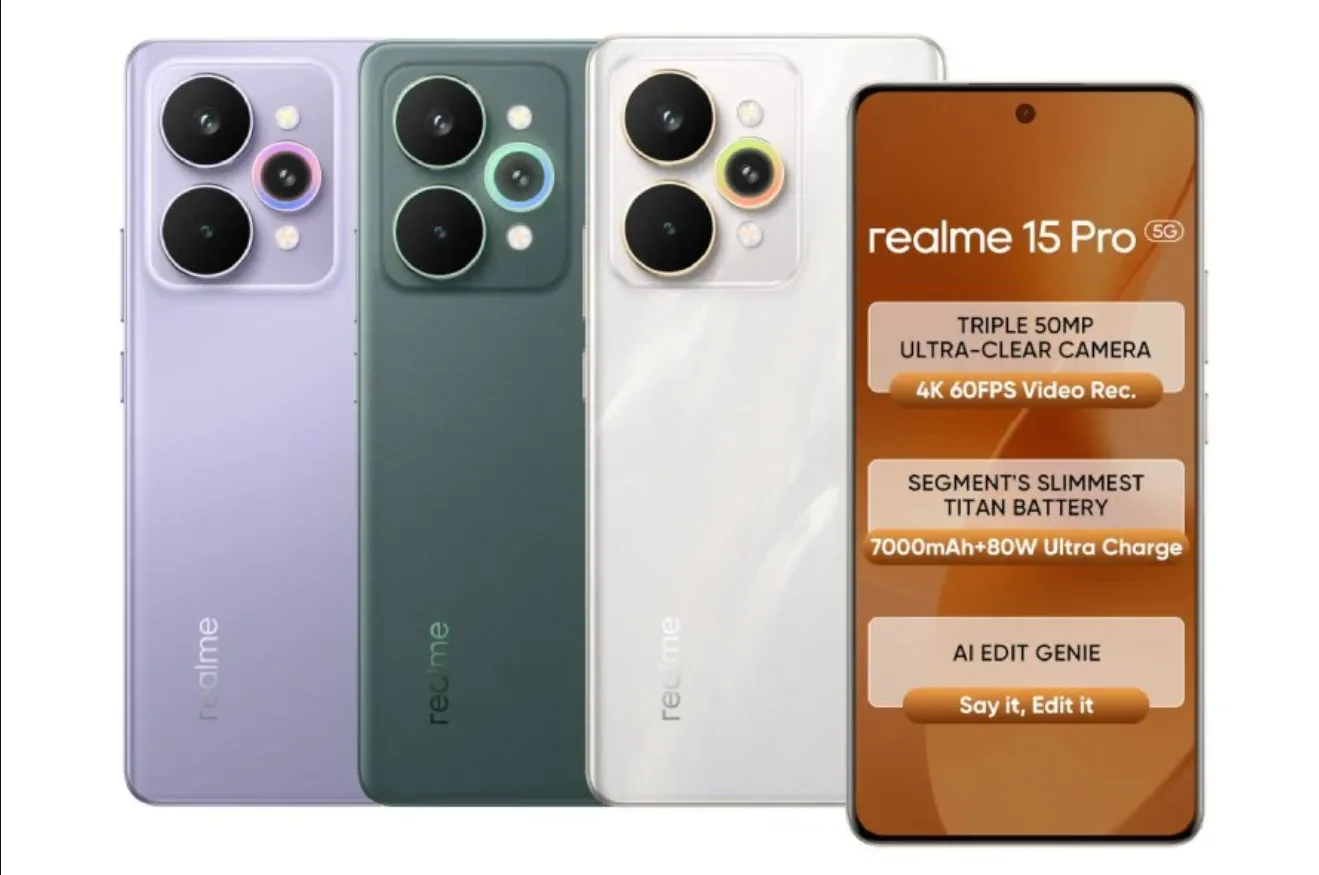 ريلمي تُ launches سلسلة Realme 15.. هواتف بشاشة كبيرة وأداء رائع