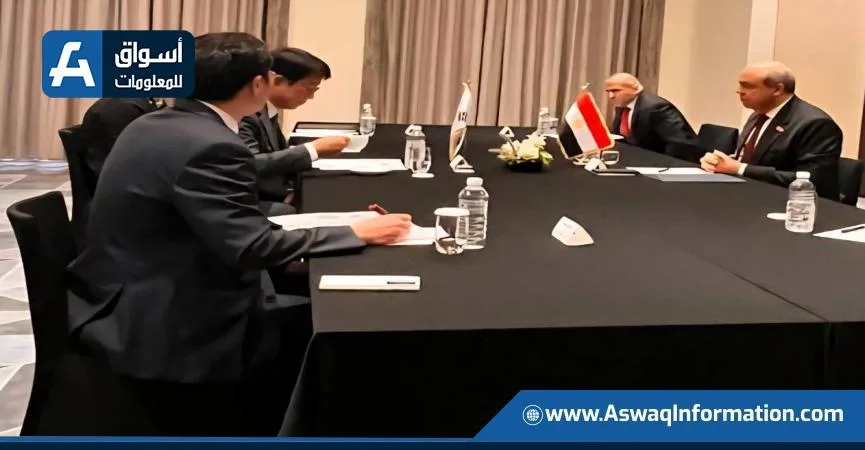 وزير الطيران المدني يناقش مع الشركات الكورية آفاق التعاون في تطوير المطارات
