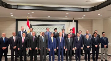 الخطيب يجتمع مع ممثلي أربع شركات يابانية لمناقشة مشاريعهم وخططهم الاستثمارية في مصر