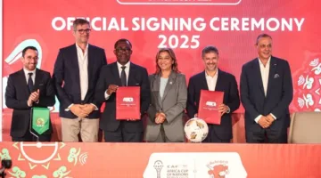 “البقرة الضاحكة” تُدعم رسميًا كأس الأمم الإفريقية 2025: تعاون يجمع بين الفرح وكرة القدم