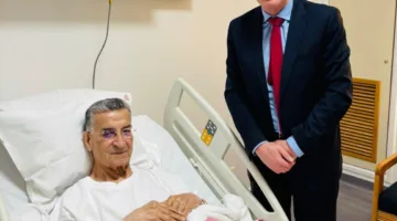 رجّي يلتقي البطريرك الراعي في المستشفى