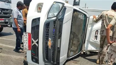 ثمانية مصابين في حادث انقلاب سيارة تُقل عمال زراعيين على طريق وادي النطرون – العلمين ثمانية مصابين في حادث انقلاب سيارة تُقل عمال زراعيين على طريق وادي النطرون – العلمين