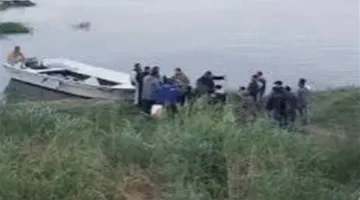 استخراج جثمان طالب غرق في نهر النيل بالحوامدية