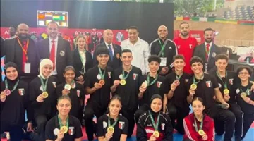 منتخب الكاراتيه يحرز 12 ميدالية مختلفة في اليوم الأول من بطولة إفريقيا في نيجيريا