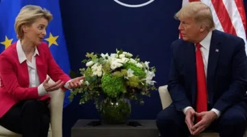فون دير لاين تجتمع مع ترامب في اسكتلندا قبيل توقيع اتفاق تجاري بين أوروبا والولايات المتحدة