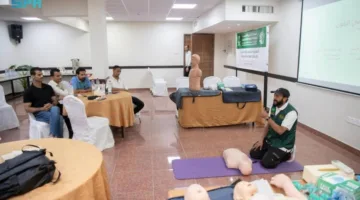 سلمان للإغاثة يطلق برنامجاً تدريبياً تطوعياً في إدارة الكوارث والإسعافات الأولية بمحافظة عدن