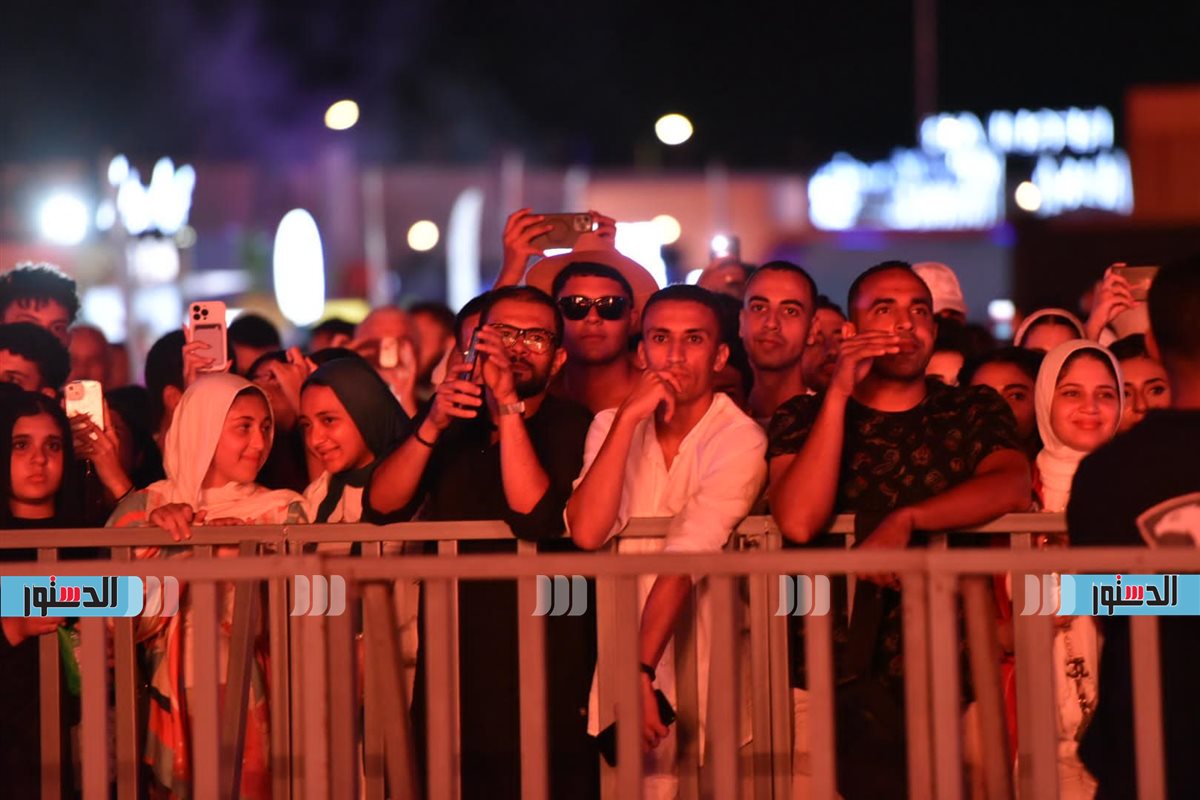 حفل تامر حسني في مهرجان العلمين