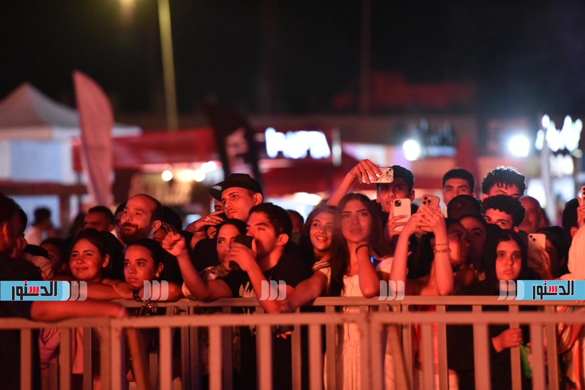 حفل تامر حسني في مهرجان العلمين