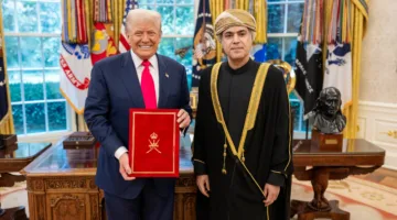 الرئيس الأمريكي يستقبل أوراق اعتماد سفير سلطنة عُمان