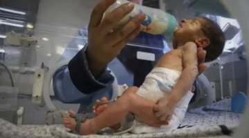 الإعلام الرسمي في غزة: الأطفال يواجهون خطر مجزرة جماعية بسبب نقص حليب الأطفال.