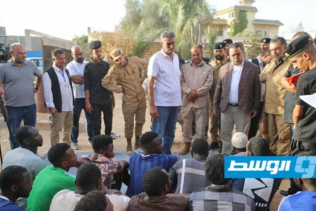 حملة تفتيش على مساكن العمالة الأجنبية في منطقة السبعة حملة تفتيش على مساكن العمالة الأجنبية في منطقة السبعة