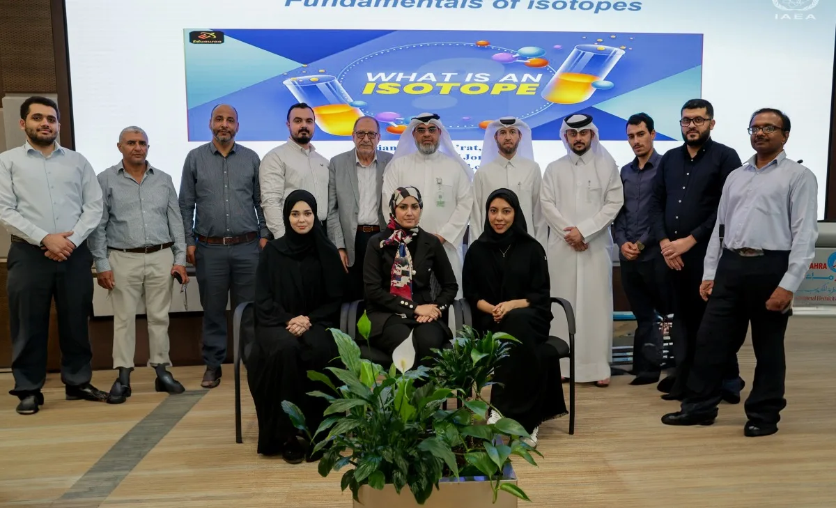بالتعاون مع الوكالة الدولية للطاقة الذرية، “كهرماء” تقيم ورشة تدريبية حول استخدام النظائر في بحث المياه الجوفية. بالتعاون مع الوكالة الدولية للطاقة الذرية، “كهرماء” تقيم ورشة تدريبية حول استخدام النظائر في بحث المياه الجوفية.