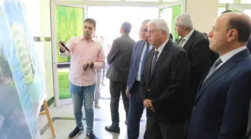وزير التعليم العالي ومحافظ كفر الشيخ ورئيس الجامعة يدشنون موقع جامعة كفر الشيخ الأهلية الجديد.