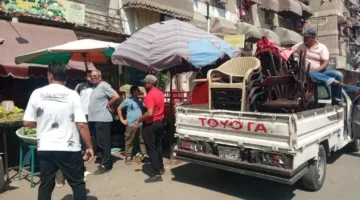 استمرار عمليات إزالة المعوّقات في عدة مناطق بزهور بورسعيد | صور