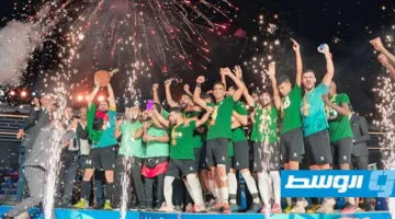 احتفاءات مستمرة بفوز منتخب ليبيا في بطولة أفريقيا لـ«ميني فوتبول» وتأهله لمونديال كأس العالم (فيديو وصور)