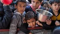 هيئة فلسطينية: 100 ألف طفل في قطاع غزة مهددون بالموت جوعاً