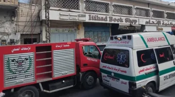 إخماد حريق في منزل بمدينة صور