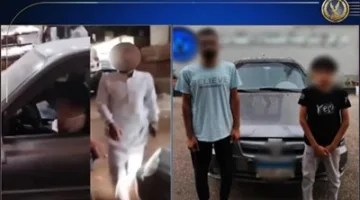 الشرطة تضبط طفلًا يقود سيارة ومقاول يعتدي على مصور الحادث في منشأة القناطر
