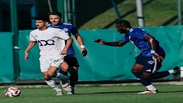 مروان حمدي يسجل هدفاً، وبيراميدز يتفوق على قاسم باشا في الشوط الأول مروان حمدي يسجل هدفاً، وبيراميدز يتفوق على قاسم باشا في الشوط الأول