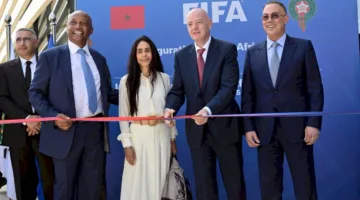 افتتاح المكتب الإقليمي للفيفا في الرباط بحضور إنفانتينو وموتسيبي ولقجع