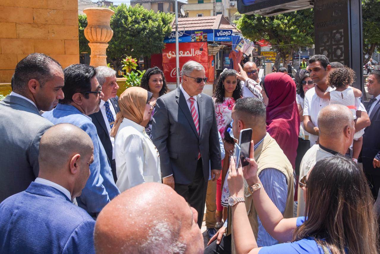 محافظ الإسكندرية يفتتح ميداني "الإسكندرية موجة حب" و"إسكندرية مهد الحضارات" بمنطقة سيدي جابر نطاق حي شرق بمشاركة المجتمع المدني