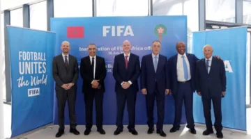 أبو ريدة يبارك لـ”لقجع” بمناسبة تدشين المكتب الإقليمي للفيفا في المغرب