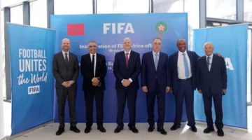 أبو ريدة يقدم التهاني للقجع بمناسبة افتتاح المقر الإقليمي للفيفا في المغرب