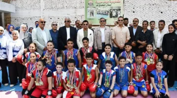 وزير الشباب والرياضة والمحافظ يكرمان أبطال وبطلات “الكونغ فو” في الجيزة