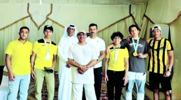 شباب ‘قطر الرياضي’ يبرزون في مخيم الغارية