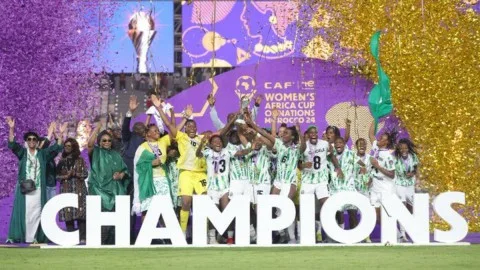 نيجيريا تحصد لقب كأس أمم إفريقيا للسيدات للمرة العاشرة نيجيريا تحصد لقب كأس أمم إفريقيا للسيدات للمرة العاشرة