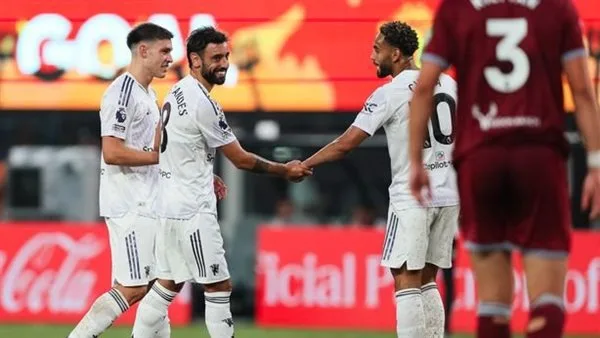 برونو فيرنانديز يجلب النصر لمانشستر يونايتد في مباراة ودية ضد وست هام برونو فيرنانديز يجلب النصر لمانشستر يونايتد في مباراة ودية ضد وست هام