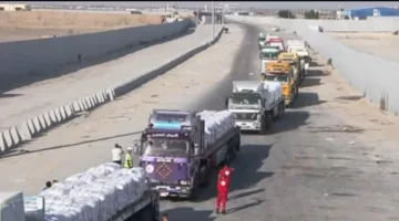 بمبادرات مصرية.. آلاف الأطنان من المساعدات تتجاوز رفح نحو كرم أبو سالم