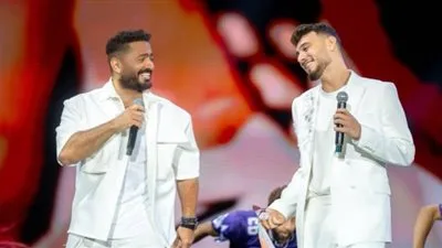 تامر حسني يعبر عن سعادته بعد نجاح حفله في مهرجان العلمين: نترقب حضوره كل عام. تامر حسني يعبر عن سعادته بعد نجاح حفله في مهرجان العلمين: نترقب حضوره كل عام.