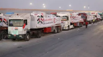 « عطاء العزة .. من مصر إلى غزة » .. الهلال الأحمر المصري يواصل تقديم المساعدات الإنسانية إلى غزة.