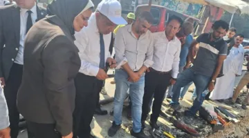 وزير الكهرباء يتابع جهود إصلاح عطل الكابل المدفون قرب محطة مترو «ساقية مكي» في الجيزة
