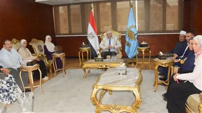 محافظ الغربية يلتقي بأوائل الثانوية الأزهرية: تفوقكن دليل حي على قيمة التعليم الأزهري محافظ الغربية يلتقي بأوائل الثانوية الأزهرية: تفوقكن دليل حي على قيمة التعليم الأزهري