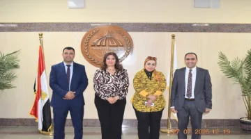 رئيس جامعة السادات يشرف على تعيين عميد كلية السياحة والفنادق