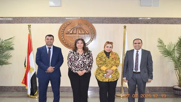 رئيس جامعة السادات يشرف على تعيين عميد كلية السياحة والفنادق