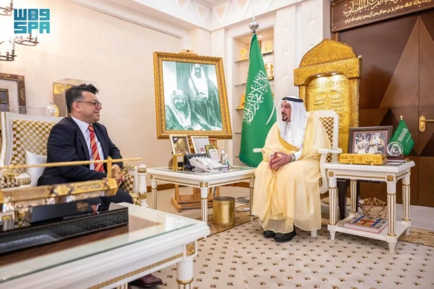 أمير القصيم يلتقي بالسفير المالطي في المملكة