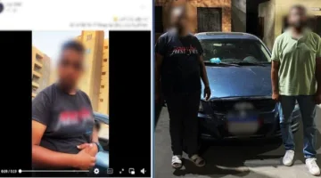 اعتقال سائق سيارة بعد اصطدامه بأخرى تقودها سيدة في الجيزة، مع ادعائه نفوذ أحد أقاربه